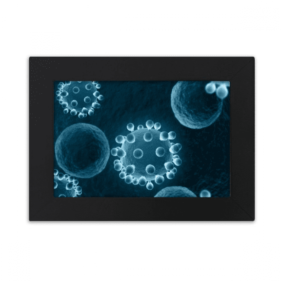 Science Blue Cell Pattern Creature Desktop Photo Frame Ornaments Picture Art Painting