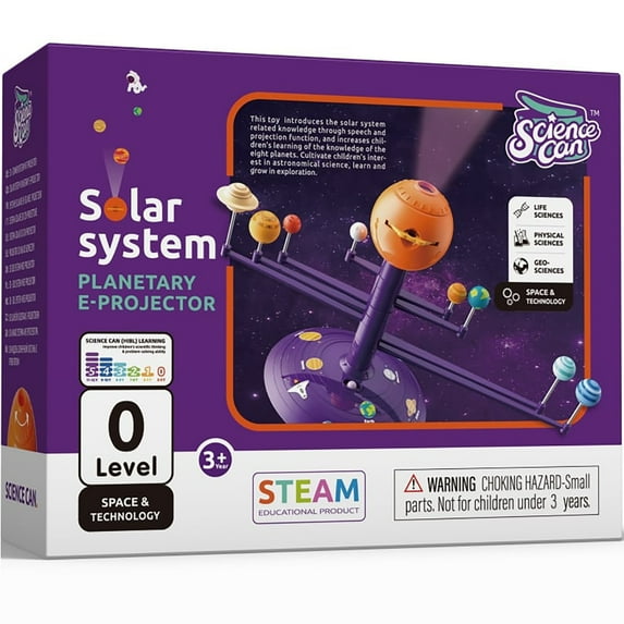 Science CanSolar System Planetary Projector lava formation Ages 3+ 15 experiment