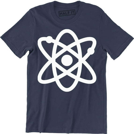 Science Chemistry Atom Logo Symbol Math Graphic Men's T-Shirt