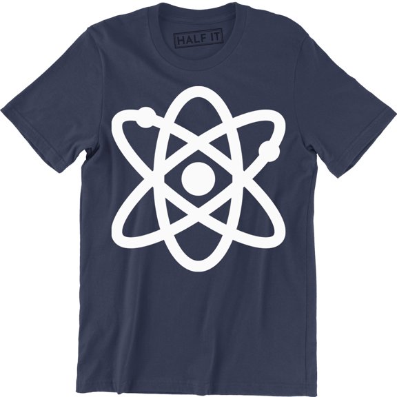 Science Chemistry Atom Logo Symbol Math Graphic Men's T-Shirt