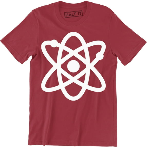 Science Chemistry Atom Logo Symbol Math Graphic Men's T-Shirt