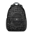 thumbnail image 1 of Science Classroom Backpack - Waterproof Bookbag with Scientific Knowledge Prints, Padded Back Panel for Comfort, 1 of 6