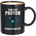 Science Coffee Mug Unlike Protons I Don't Deal With Negativity Lab