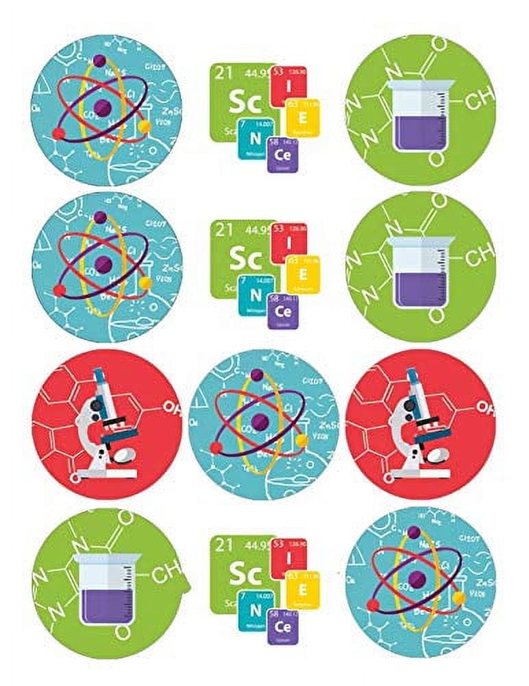 Ag Science Topper Science Collection Themed Uncut Edible Icing Image Cupcake Topper on ...