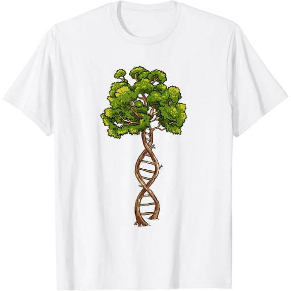 Science DNA Tree of Life Biology Genetics Environment Lovers T-Shirt