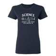 thumbnail image 1 of Science Doesn't Care What You Believe In Sarcastic Novelty Gift Idea Adult Humor Funny Women's Casual Tees, 1 of 3