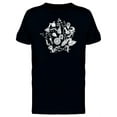 thumbnail image 1 of Science Doodles B&W T-Shirt Men -Image by Shutterstock, Male 4X-Large, 1 of 2