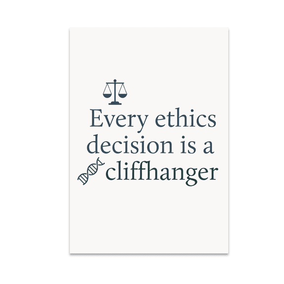 Science Ethics Wall Art - STEM Enthusiast - 13x19 Poster Print