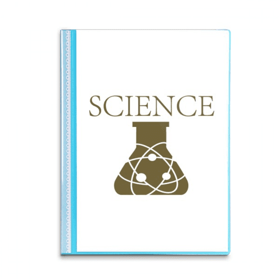 Science Experiments Instruments Particles Book Sheet Protectors Portfolio Binder Folder
