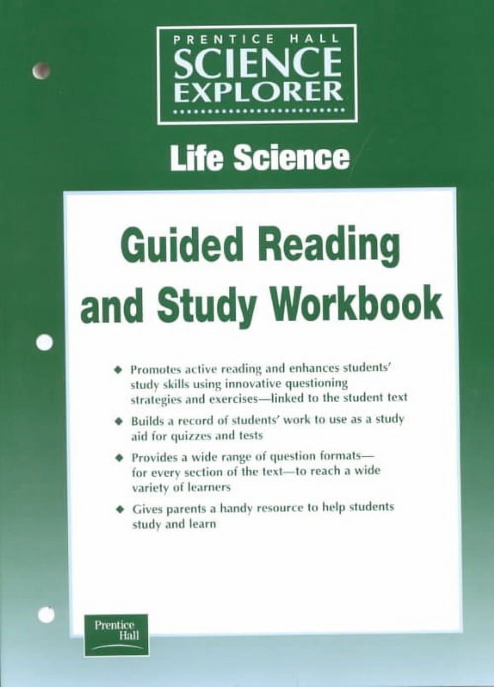 Science Explorer Life Science Guided Study Worksheets Se 2001c