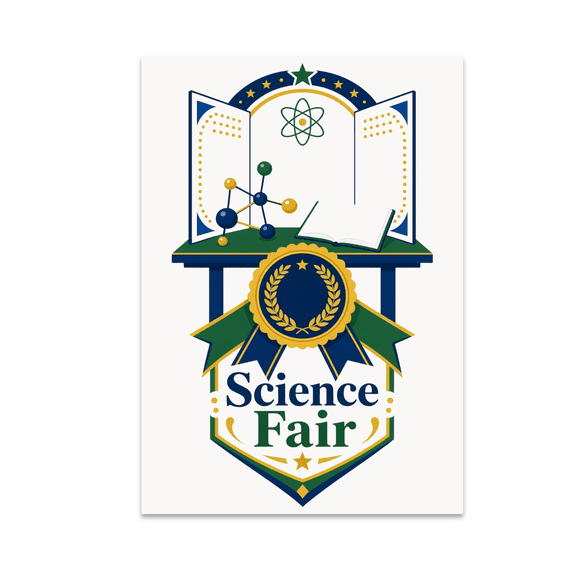 Science Fair Classroom Wall Art - STEM Students and Teachers - 13x19 Poster Print