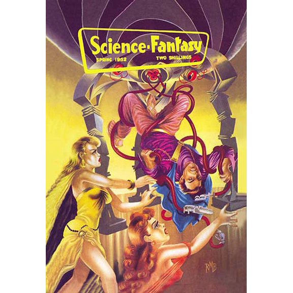 Science-Fantasy, Spring 1952 Fine art canvas print (20" x 30")