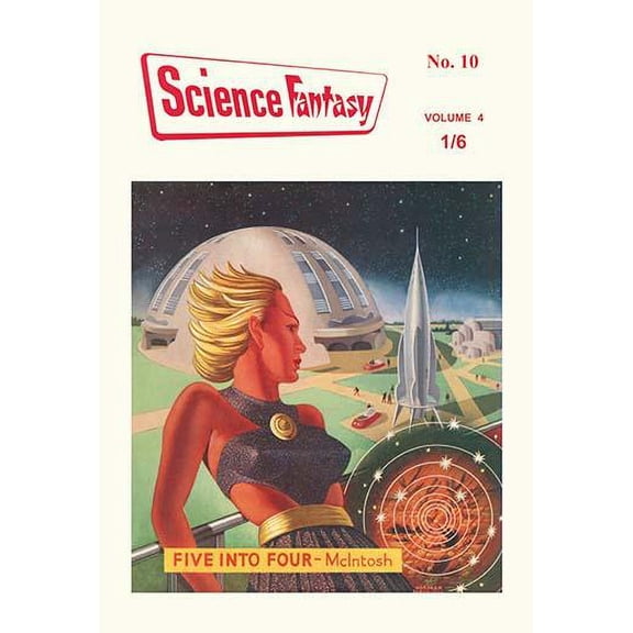 Science-Fantasy: World of the Future Fine art canvas print (20" x 30")