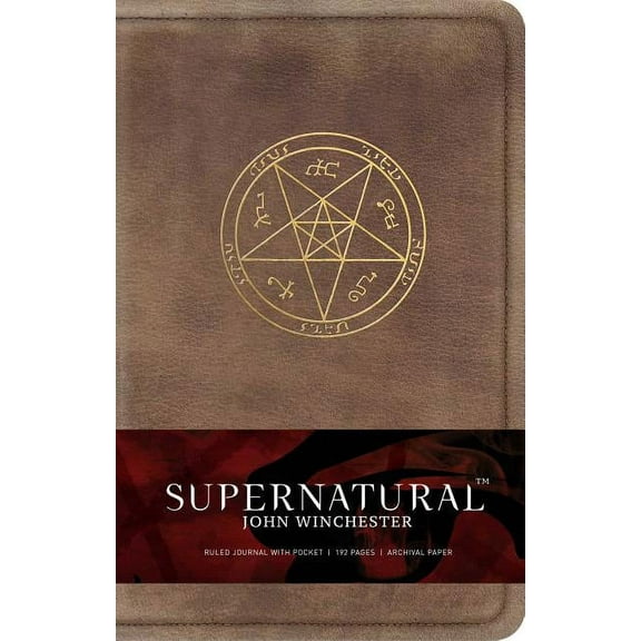 Science Fiction Fantasy Supernatural: John Winchester Hardcover Ruled Journal, (Hardcover)
