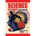 thumbnail image 1 of Science Fiction Quarterly: Cosmic Compass Fine art canvas print (20" x 30"), 1 of 1
