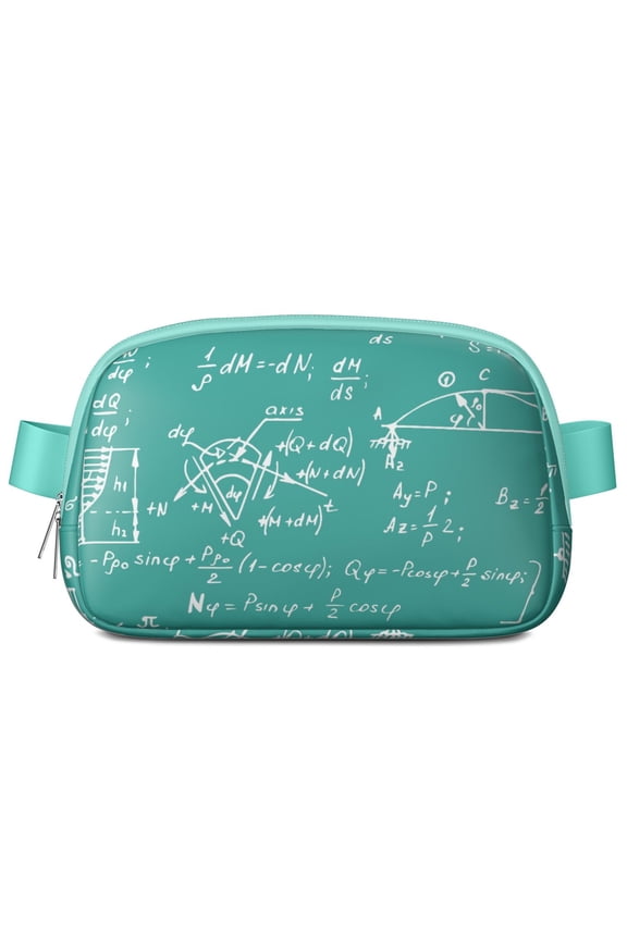 Science Formula Belt Bag – Cute Scientific Waist Pack for Teachers, Students, and Experiment Enthusiasts