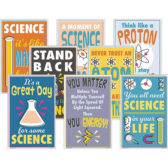 Teacher Created Resources Science Fun Charts, Set of 8