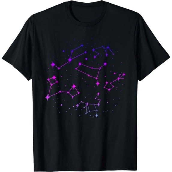 Science Galaxy Outer Space Star Constellations Astronomy T-Shirt.