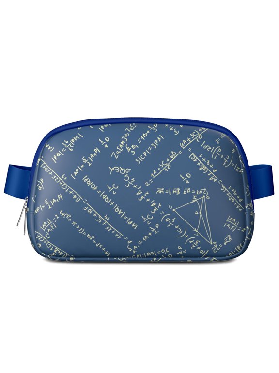 Science Gifts Fanny Pack – Waterproof Adjustable Waist Bag with Fun STEM Patterns, Perfect for Teachers & Science Enthusiasts