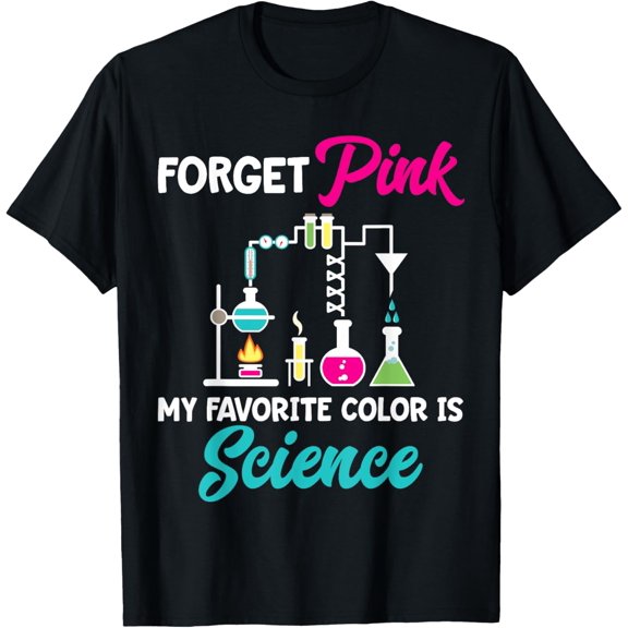 Science Girl Shirt STEM Engineering Scientist Back to School T-ShirtMen and women, Black T-shirt, size: Extra large