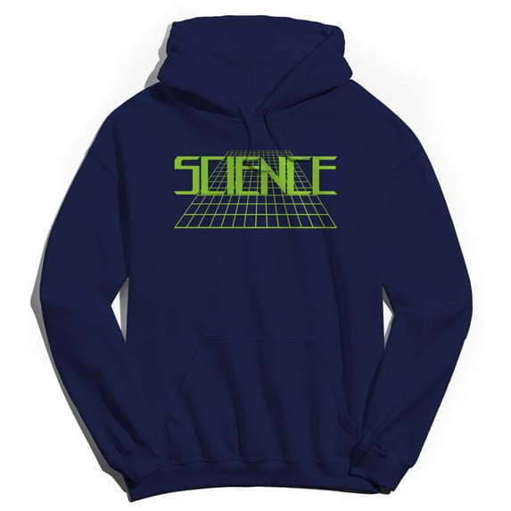 Science Humor Graphic Navy Men's Crewneck Sweatshirt Hoodie