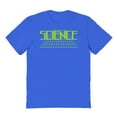 thumbnail image 1 of Science Humor Graphic Royal Men's Cotton T-Shirt, 1 of 1