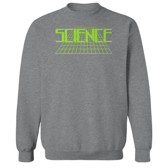 Science Humor Graphic Sport Grey Men's Crewneck Sweatshirt