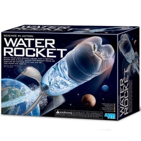 4M: Science In Action - Water Rocket - Bottle Rocket Launcher Kit, Soars Up To 98', Learn Action & Reaction Principles, Kinetic Energy Outdoor Project