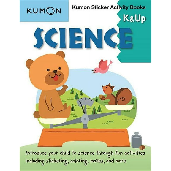 Science K & Up Kumon Sticker Activity Book (Paperback)