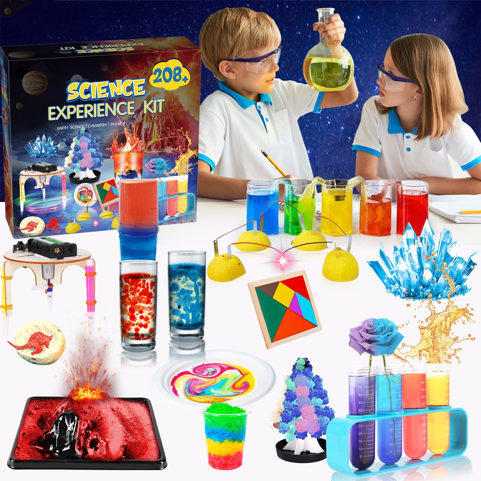 Science Kit for Kids, 208+ Science Lab Experiments, Kuwait Ubuy