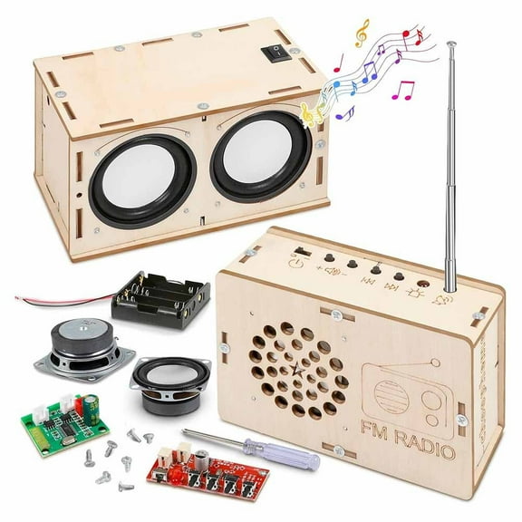 Science Kits Compatible-Bluetooth Speakers and FM Radio DIY Electronics Kits