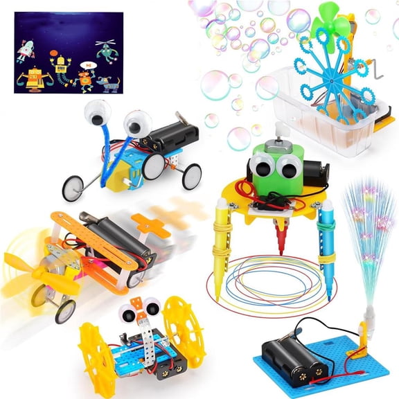 Science Kits for Kids Ages 8-12, Robotics Model Car, Toys for Ages 8-13, Engineering Building Toy Electronic Motor Robot Craft, Big Boys & Girls Toys Birthday Present