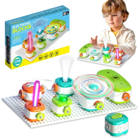 Science Kits for Kids, STEM Kits for Kids, Electronics Exploration Kit, STEM Educational Toy for Kids Boys Girls Ages 3 4 5 6 7 8 9 10 11 12