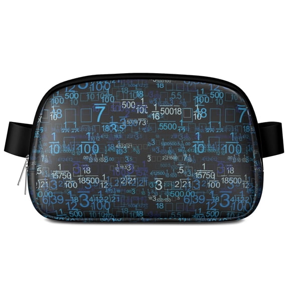 Science Lab Fanny Pack – Experimental Belt Bag with Scientific Formula Print for Science Classroom & Biology Lovers