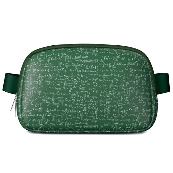 Science Lab Fanny Pack – Experimental Belt Bag with Scientific Formula Print for Science Classroom & Biology Lovers