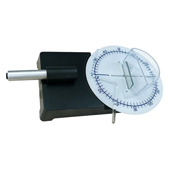 Science Lab Optics Learning Set for Guided Study Reflection Refraction Experiment Apparatus with Beam Travel Exploration, Teacher Learner Demonstration Tool
