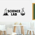 thumbnail image 1 of Science Lab Wall Decal Classroom School Vinyl Wall Sticker Science Lab Decal 57x20cm, 1 of 4