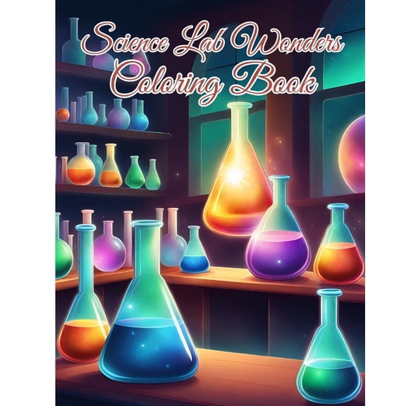 Science Lab Wonders Coloring Book For Kids: Lab technician gifts, Chemistry biology lab, lab equipment medical labs, (Paperback)