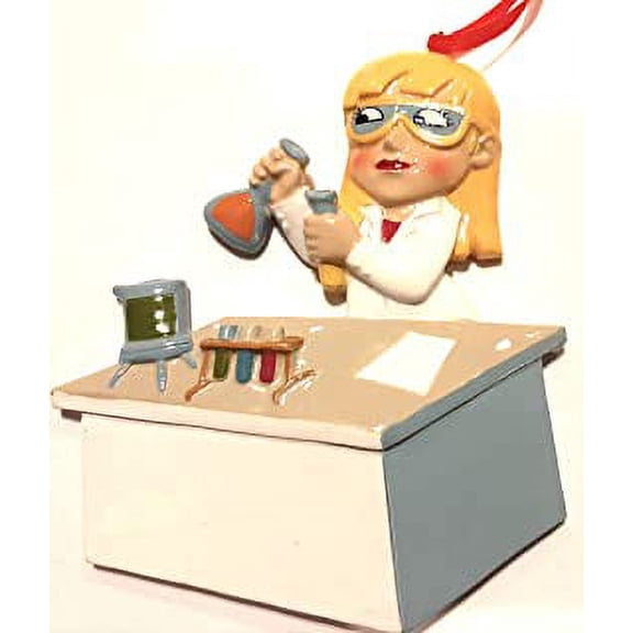 Science Lab Worker Female Blonde Scientist Laboratory Technician