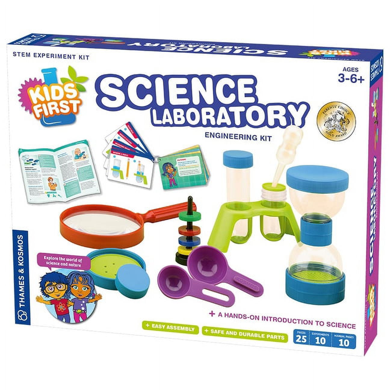 Kids First Science Laboratory Experiment Kit with 25 Pieces