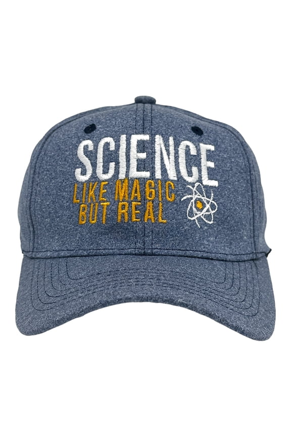 Science Like Magic But Real Hat Funny Nerdy Chemistry Joke Cap