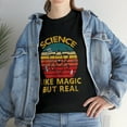 thumbnail image 1 of Science Like Magic But Real Vintage Scientist T-Shirt, 1 of 2
