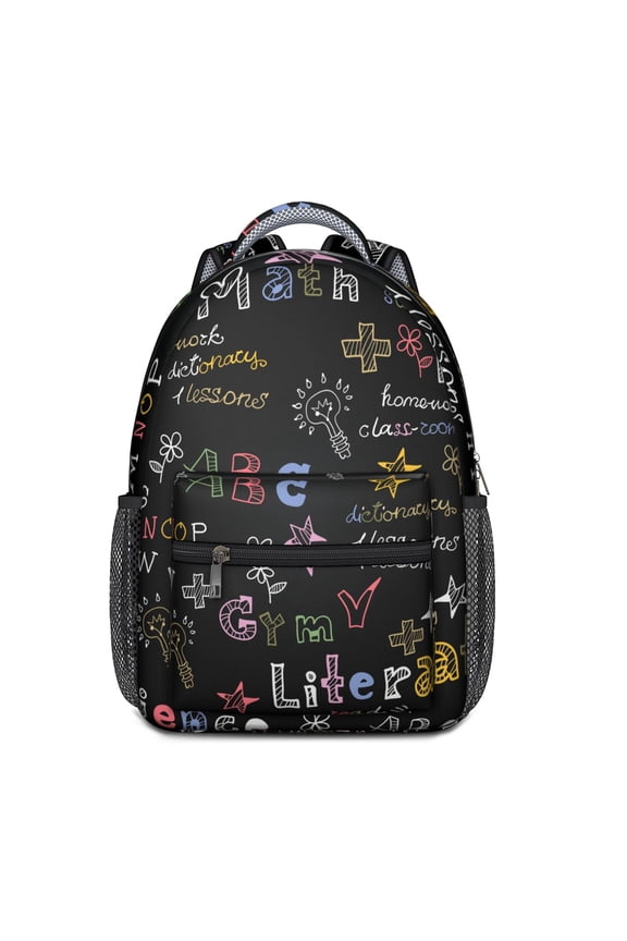Science Lover School Backpack for with Scientific Knowledge Engineering Technology Math Geometric Pattern