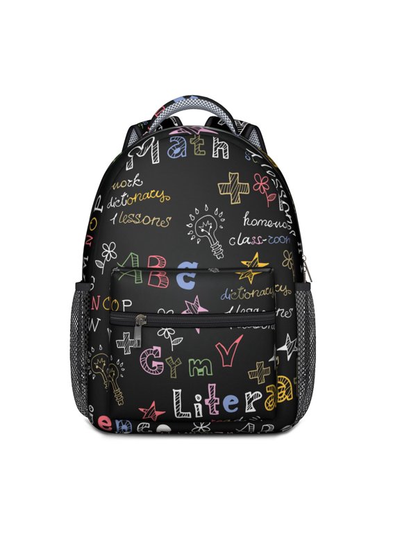 Science Lover School Backpack for with Scientific Knowledge Engineering Technology Math Geometric Pattern