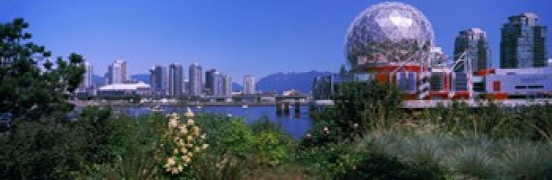 Science Museum at the waterfront Science World Vancouver British Columbia Canada 2013 Canvas Art - Panoramic Images (36 x 12)