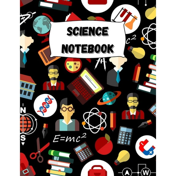 Science Notebook : Large Simple Graph Paper Notebook / Science Notebook / 120 Quad ruled 5x5 pages 8.5 x 11 / Grid Paper Notebook for Science Students (Paperback)