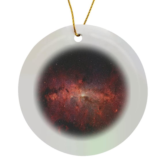 3drose, Science Outer Space, Circle Porcelain Ornament