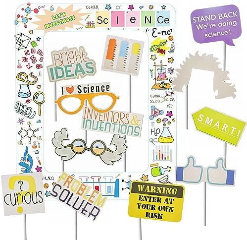 Science Pary Inflatable Photo Booth Selfie Frame & Props Set Giant ...