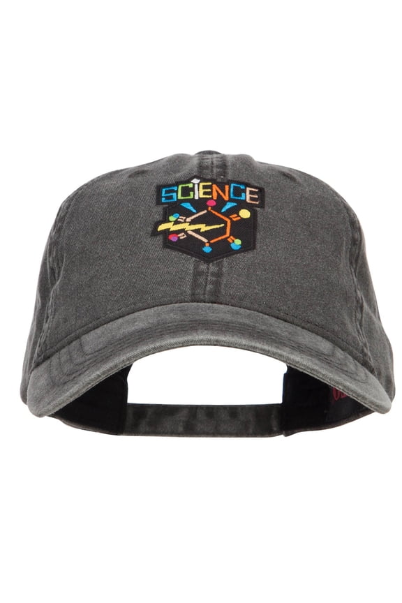 Science Patch Washed Cap - Black OSFM