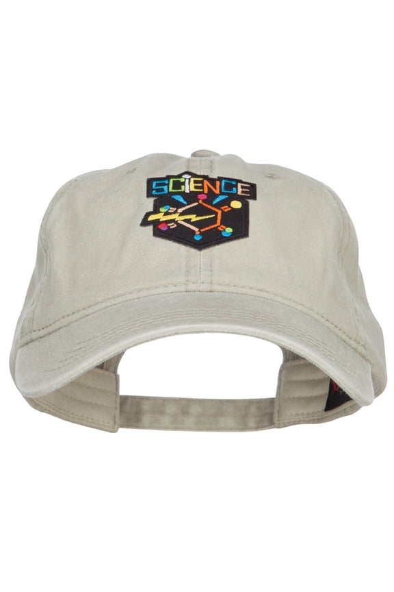 Science Patch Washed Cap - Stone OSFM